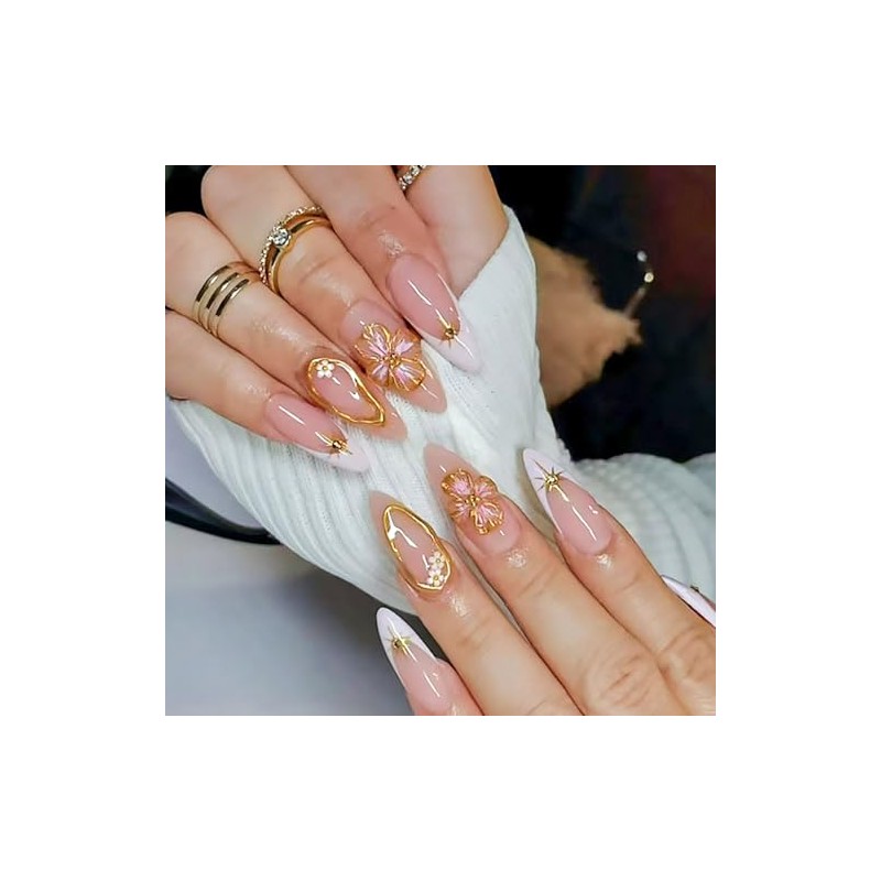 6 paquetes (144 unidades) | Uñas postizas reutilizables | Uñas