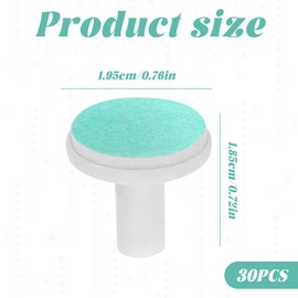30PCS Baby Nail Trimmer Replacement Pads for Babies 12 Months and Up,Electric Baby Nail Grinding Heads for Newborn Infant Toddler Nail Care
