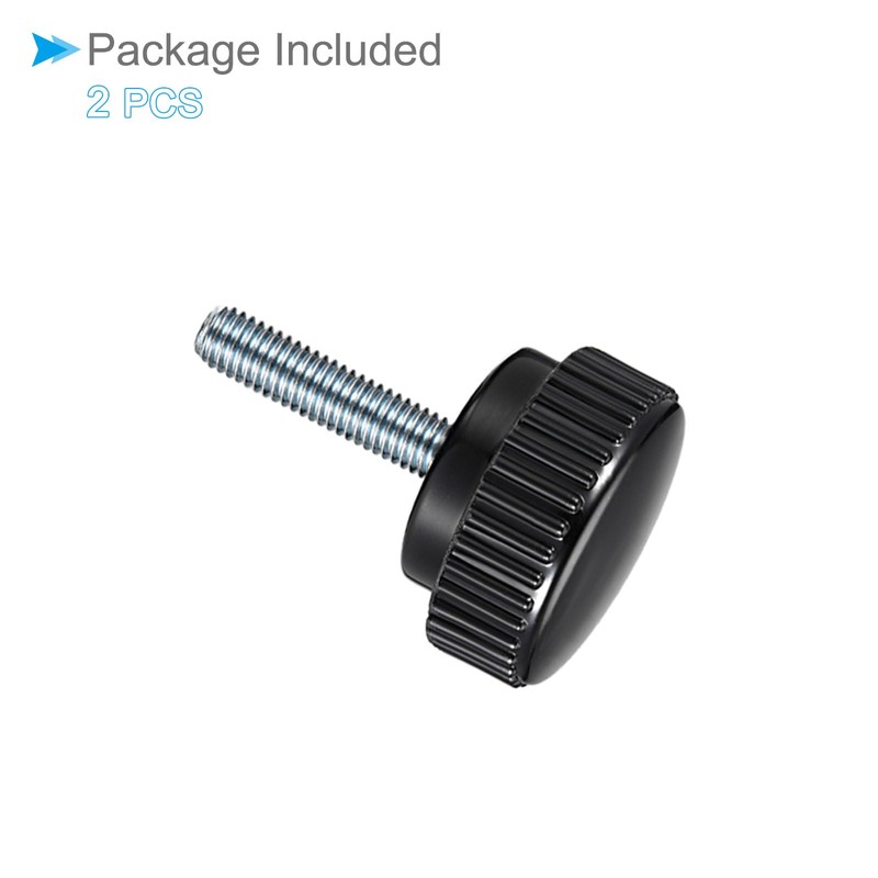 CoCud Knurling Clamp Knob M8 x 25mm Male Thread 25mm