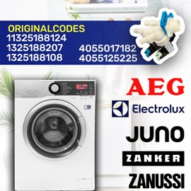 Valve on inlet for washing machine with 3 outlets 180° has the original code 4055017182 for AEG for Electrolux for Zanussi - Made in Italy - Guarantee 10 years - MONTERAL