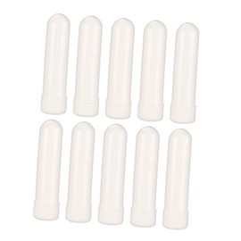 Beavorty 30pcs White Aromatherapy Tubes for Essential Oil Inhalation Refillable Diffusers for -sized Aromatherapy for Enhanced Breathing and Relaxation