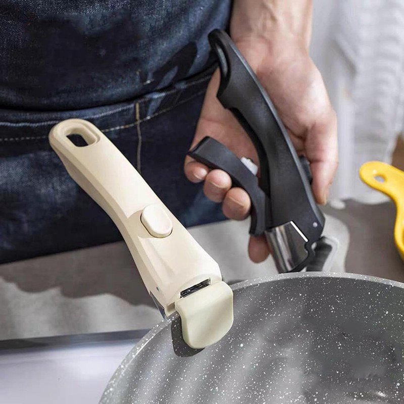 Removable Handle for Pots and Pans, Universal Detachable Handle Cookware