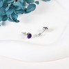 Amethyst Earrings Sterling Silver Gemstone Post Earrings Amethyst Jewelry Giftf