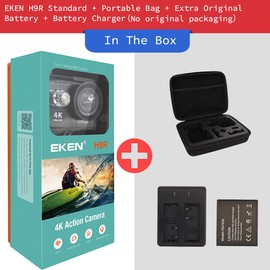 Unbranded Original EKEN H9R Action Camera UHD 4K / 30fps WiFi 2.0" 170D Underwater Waterpr - Package four, USB
