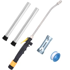 5 Pack RV Water Heater Anode Rod & RV Water Heater Tank Rinser - 9.25" L x 3/4" NPT Thread Magnesium Rod and Metal Tube Water Tank Flusher, Replacement Part for Suburban Water Heater 232767