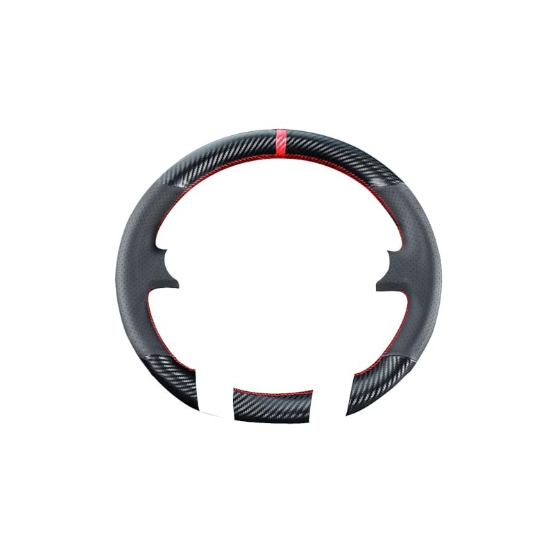 Kivnto DIY Sew Carbon Fiber Steering Wheel Covers for Toyota