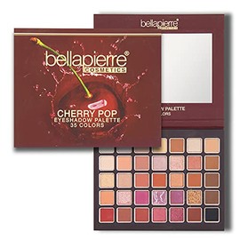 bellapierre Cherry Pop Paleta de maquillaje de sombras de ojos  35 tonos de color en una gama de acabados mate, satinado, brillante y laminado  No... 