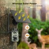 DEATTI Solar Powered Wireless Trail Camera with 2K Video, 64GB
