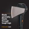 Fiskars Pro IsoCore Splitting Maul and Stainless Steel Axe, Wood