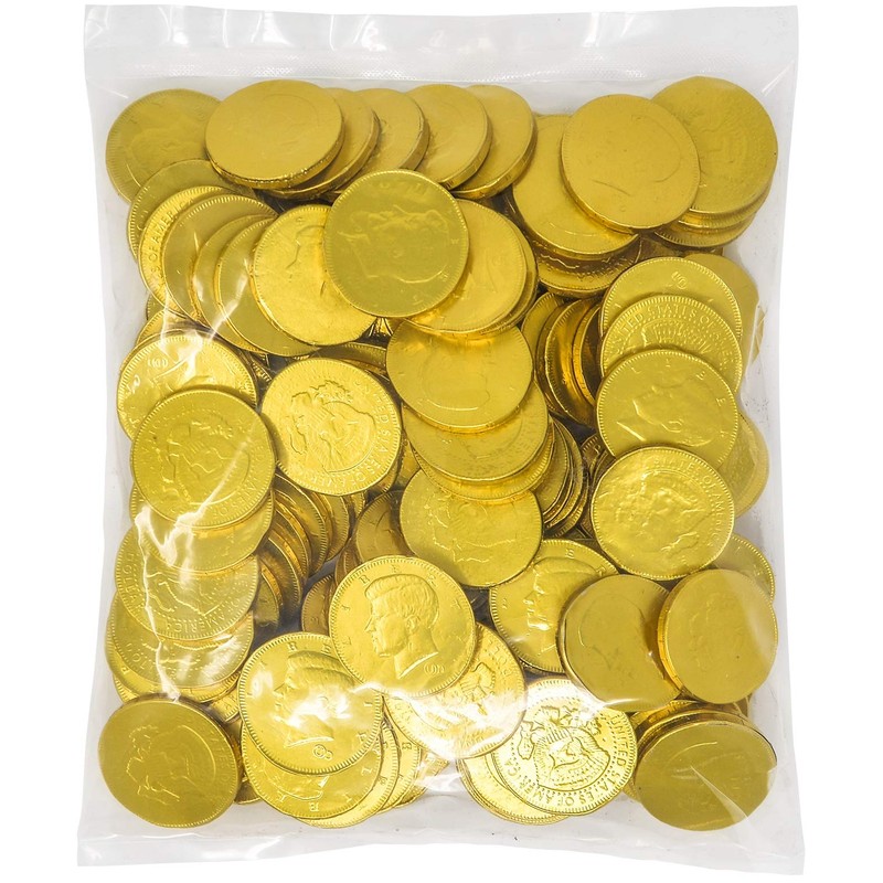 By The Cup Chocolate Gold Coins 2 lb Bulk Bag