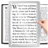 5X Silver Magnifying Glass for Reading