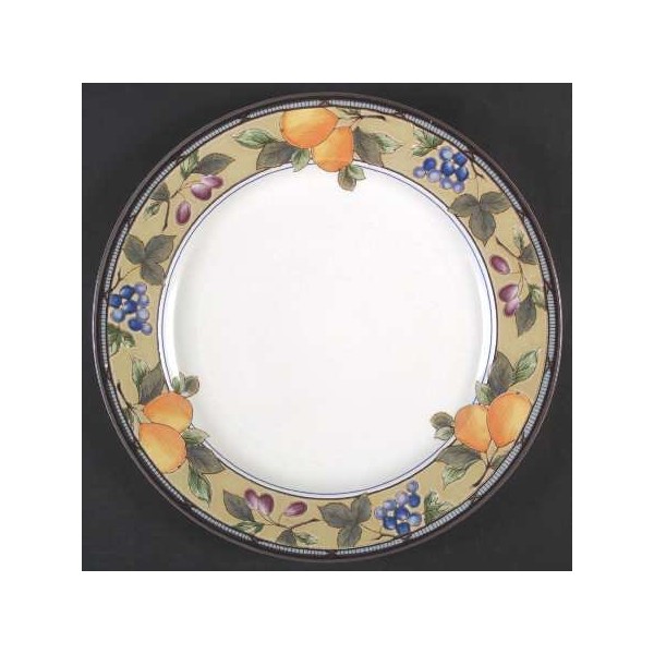 Mikasa Intaglio Garden harvest 12" round platter - chop plate