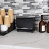 Mind Reader Anchor Collection, One Touch Straw Dispenser, Countertop Organizer,