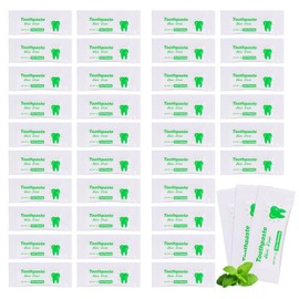 HAIFOTRVA Too Small Bulk Travel Size Toothpaste Pack of 30,0.105 oz Extra Small Toothpaste Travel Size Bulk Mint Mini Disposable Toothpaste for Hotel,Guests,Homeless,Charity(Only Good for Single Use)