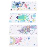 48Pcs Pencil Set Cute Puzzle Comfortable Grip Quadrilateral Design Cartoon