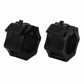 ValueHall 2" Barbell Collars- Quick Release Set of 2 Weight Clamp Collar Clips Great for Professional Strength Training V7050 (Black)