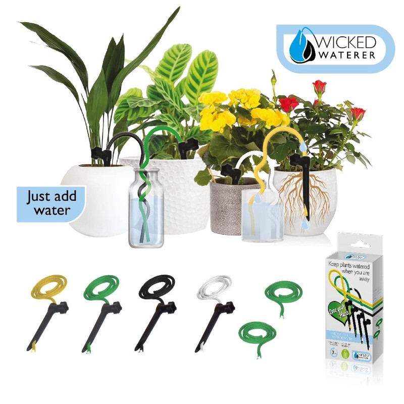 Wicked Waterer 4-Spike Watering Kit - Multi-Plant Watering System -
