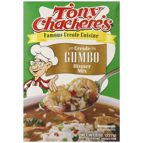 Tony Chachere's Creole Dinner Mix, Gumbo, 96 Ounce, Pack of 12