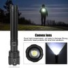 P90 Super Bright IPX4 Waterproof LED Flashlight USB Charging Zoom