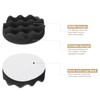 HARFINGTON Buffing Sponge Pads 4" Polishing Wheel Waffle Finishing Grip