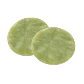 TOVINANNA Herramienta Para Extensión De Pestañas Almohadilla De Pegamento Con Piedras De Jade De Pegamento Redonda Para Extensión De Pestañas Para Una Fácil Aplicación