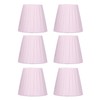 6pcs Chandelier Cloth Lampshade Wall Lamp Clip On Cover Shades