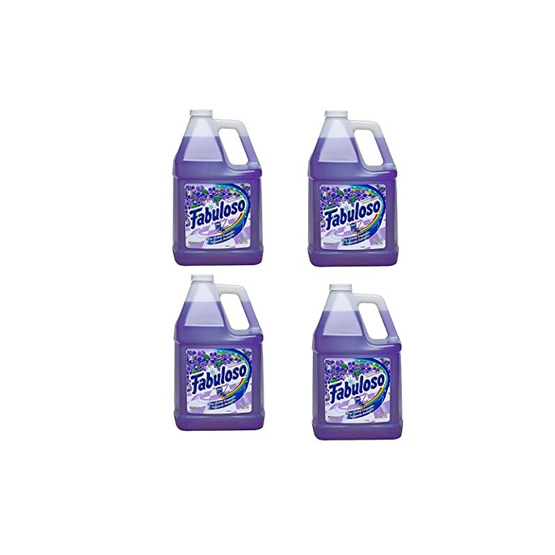 Fabuloso All-Purpose Cleaner Liquid Solution, Purple, Lavender Scent YkGhJj, 4Pack