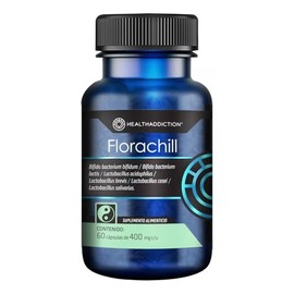 HEALTHADDICTION - Florachill Probiticos para Relajacin - Apoyo al Equilibrio Emocional y Digestivo - Con Cepas Activas para Bienestar Mental y Calma  