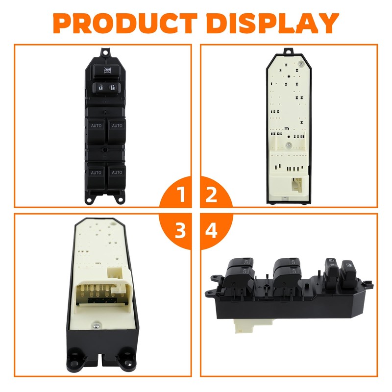 GoaMotors 84820-0R040 Front Left Driver Side Power Window Switch Compatible