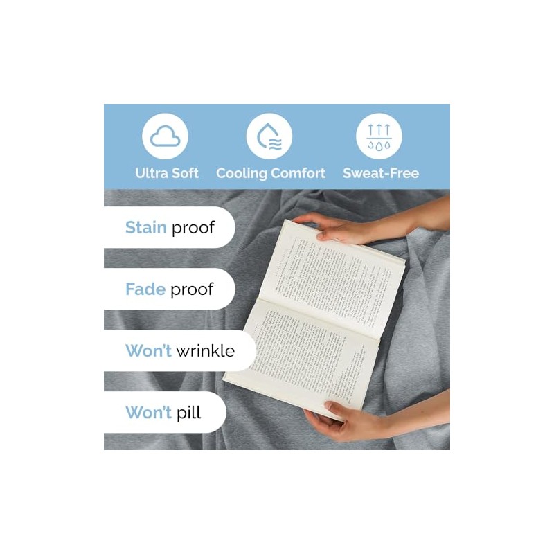CGK Unlimited Extra Deep Twin XL Sheet Set - 4