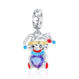 BIZK Charms Pendant 925 Silver for Bracelets, Compatible with European Bracelets and Necklaces for Women, Sterling Silver