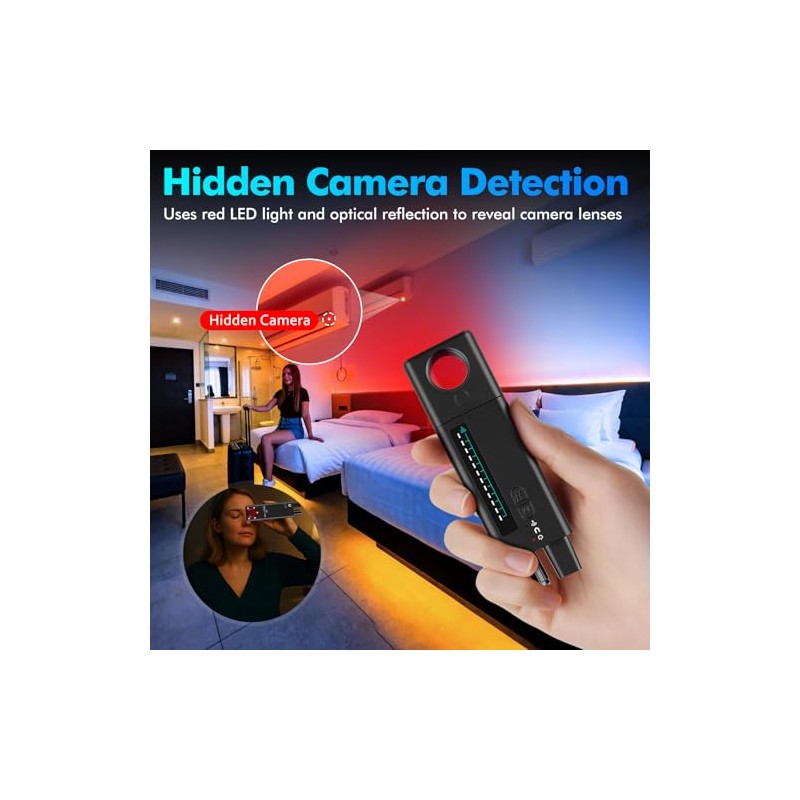 Detectores de cámaras Ocultas, buscador de Dispositivos de Escucha, Detector