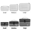 Luxja Sewing Accessories Organiser, Double-layer Sewing Supplies Organiser for Needles,