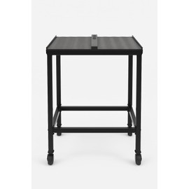 FEBTECH Large Compact Dumbbell Rack & Weight Rack with Lockable Wheels & 150 LB Capacity