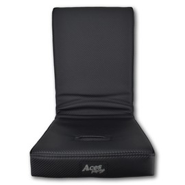 AAAA Aces Racing UTV Junior Seat (Fits Stock and Aftermarket Seats) (Booster Cushion - Black)