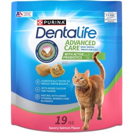 Purina DentaLife Cat Dental Treats, Tasty Chicken Flavor - 19 oz. Pouch