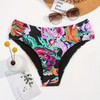 International Printed Breathable Ice Silk Seamless Low-Rise Swim Briefs Women's L / Printed Style 5ea