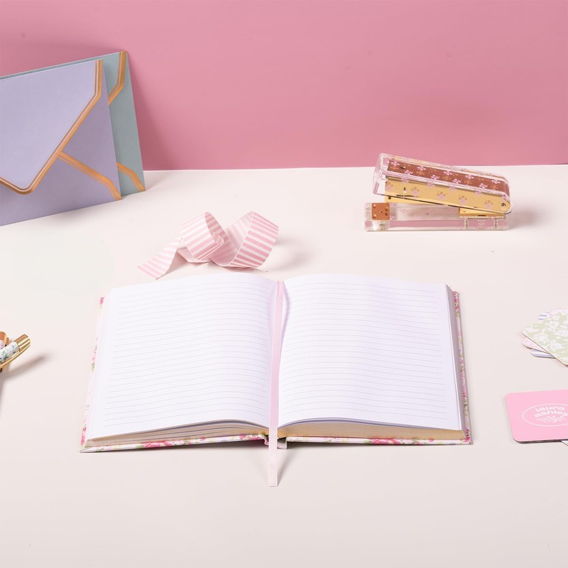 Laura Ashley Premium Hardcover Writing Journal | 256 Lined Pages