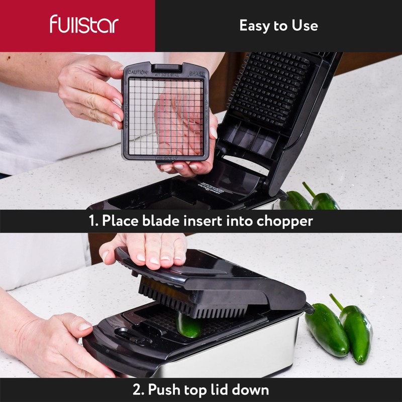 Fullstar The Original Pro Chopper - Vegetable Chopper and Spiralizer,