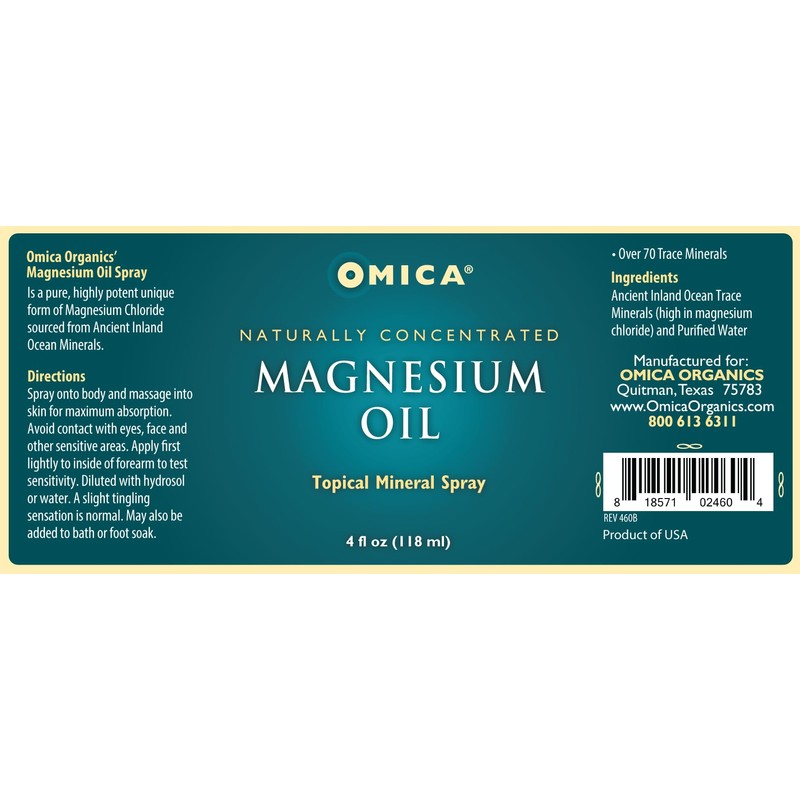 Magnesium Oil Spray - Original/Plain (4 fl oz)
