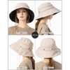 [Ｌｏｏ＆ｃ] [ルーアンドシー] 帽子 レディース 大きいサイズ 接触冷感 ノーベルUVハット 完全遮光 紫外線対策 春夏