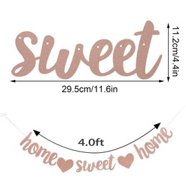 Welcome Home Banner Burlap Sign Party Decorations, Home Party Sign Decors, Rustic Bunting Garland Sweet Home Banner For Family Theme Party Supplies Decorations Garlands