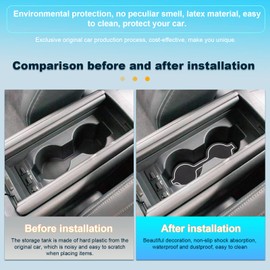 BIXUAN Interior Liner Accessories for 2022-2024 Toyota GR86 ZN8 /Subaru BRZ ZD8 Cup Holder Inserts Center Console Non-Slip Mats Door Pocket Arm Box Storage Pads Door Slot Mat White Trim