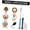 Gadpiparty 5 Sets Hand Drill Pin Vise Hand Drills for