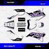 Factory EFX White & Purple Shift Racing Graphics Kit fits