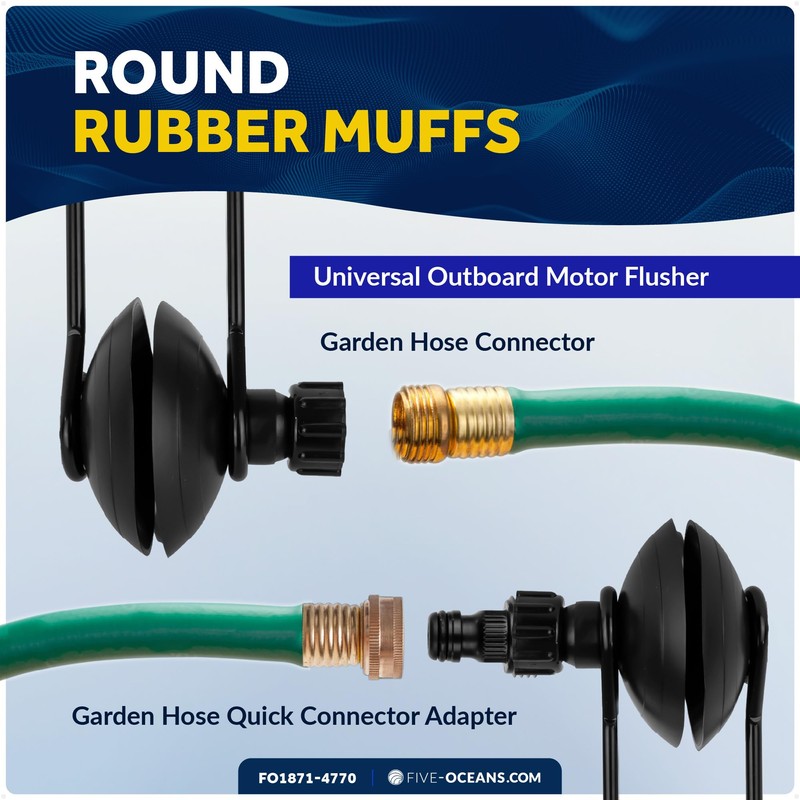 Five Oceans Outboard Motor Flusher and Lower Unit Gear Oil