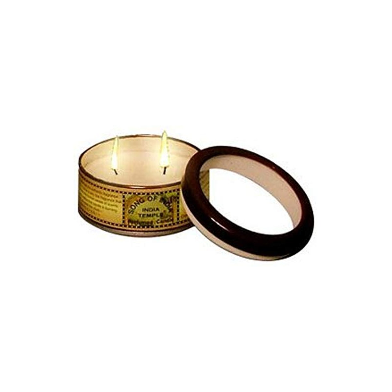 India Temple Double Wick Candle - Song of India Candle