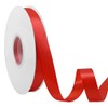 Ribreeze 5/8 inch Red Satin Ribbon 50 Yards for Gift