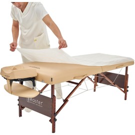 Master Massage Disposable Exam Table Covers, White, Flat-10 pcs