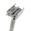 Double Edge Safety Razor Chrome Plated Twist to Open/Shake Men's